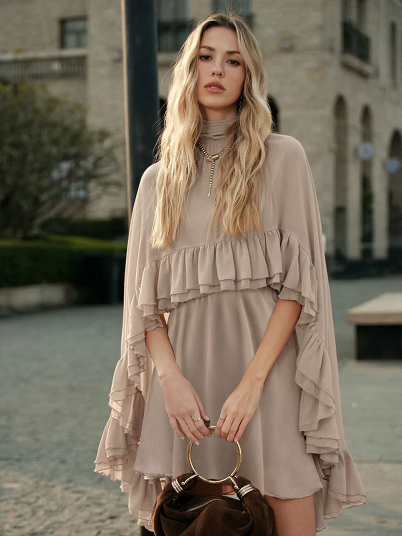 Chic And Elegant Chiffon Dress