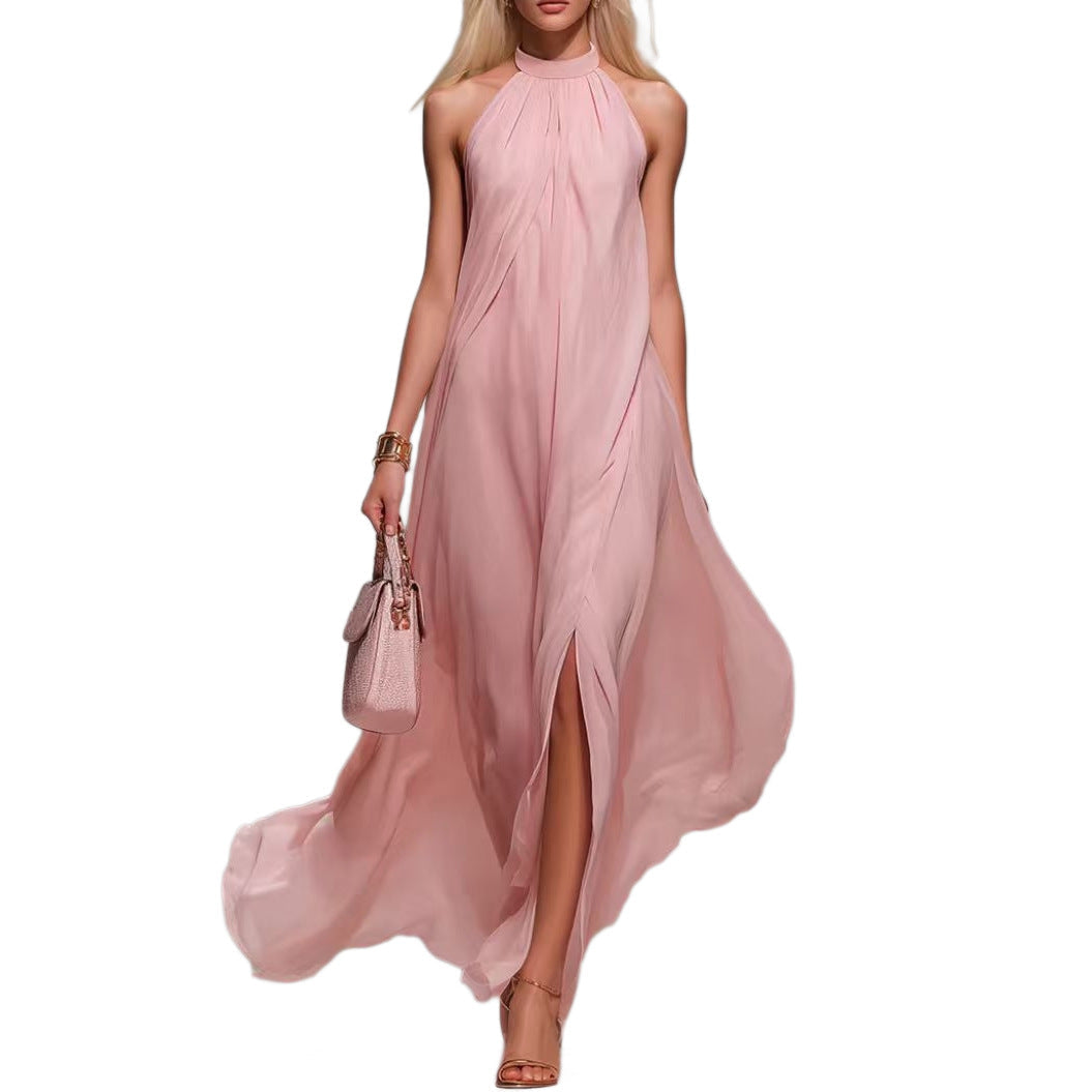 Pink Floor-length Dress