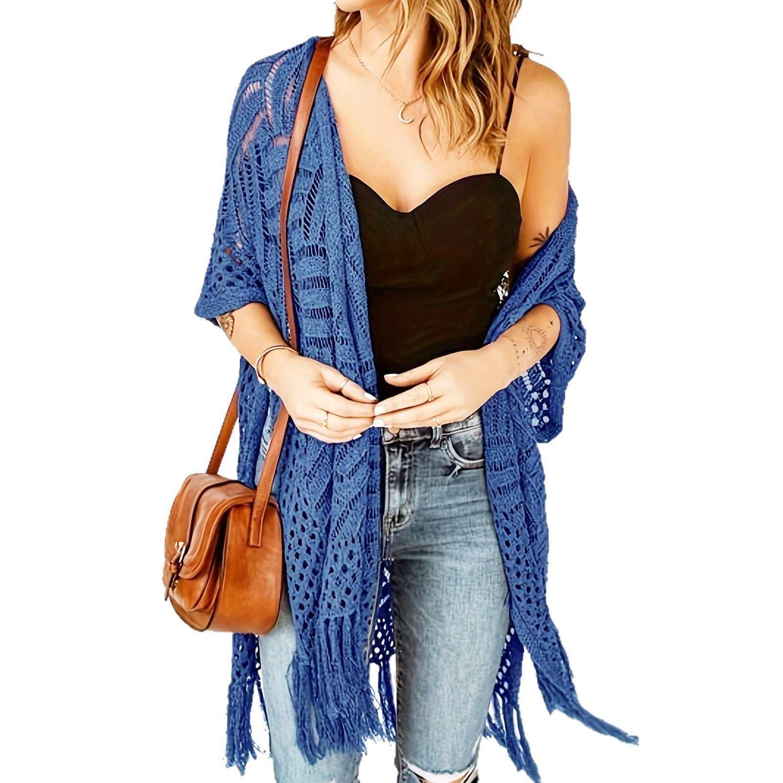 Outdoor Beach Vacation Sun-protection Knitwear