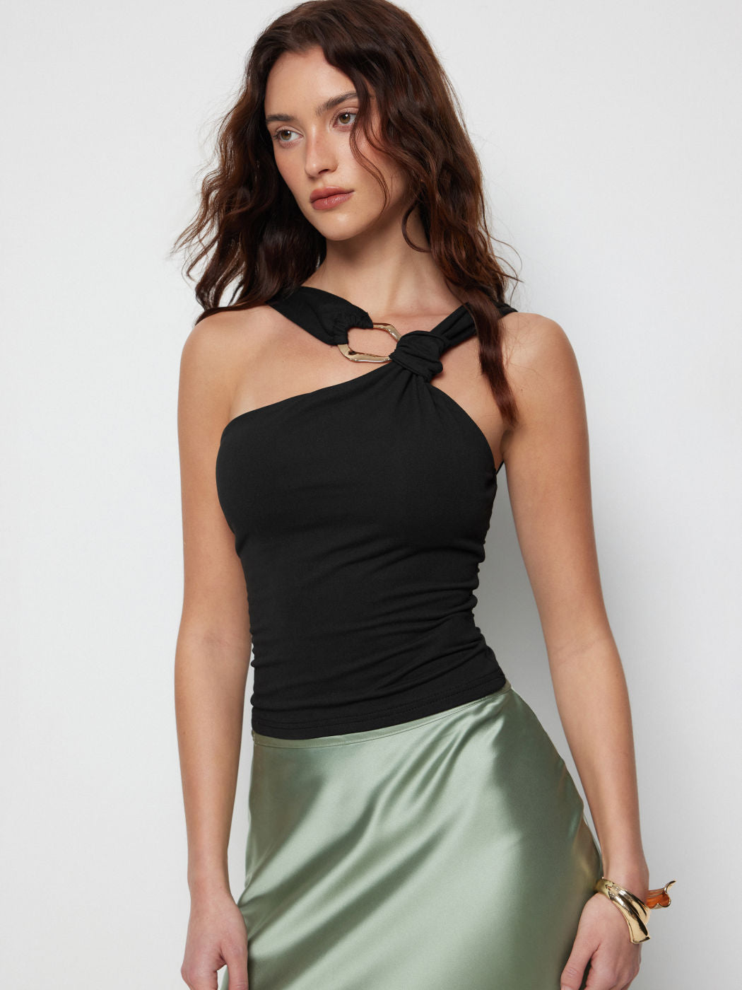 Summer New Halter-neck Off-shoulder Top Sleeveless Vest