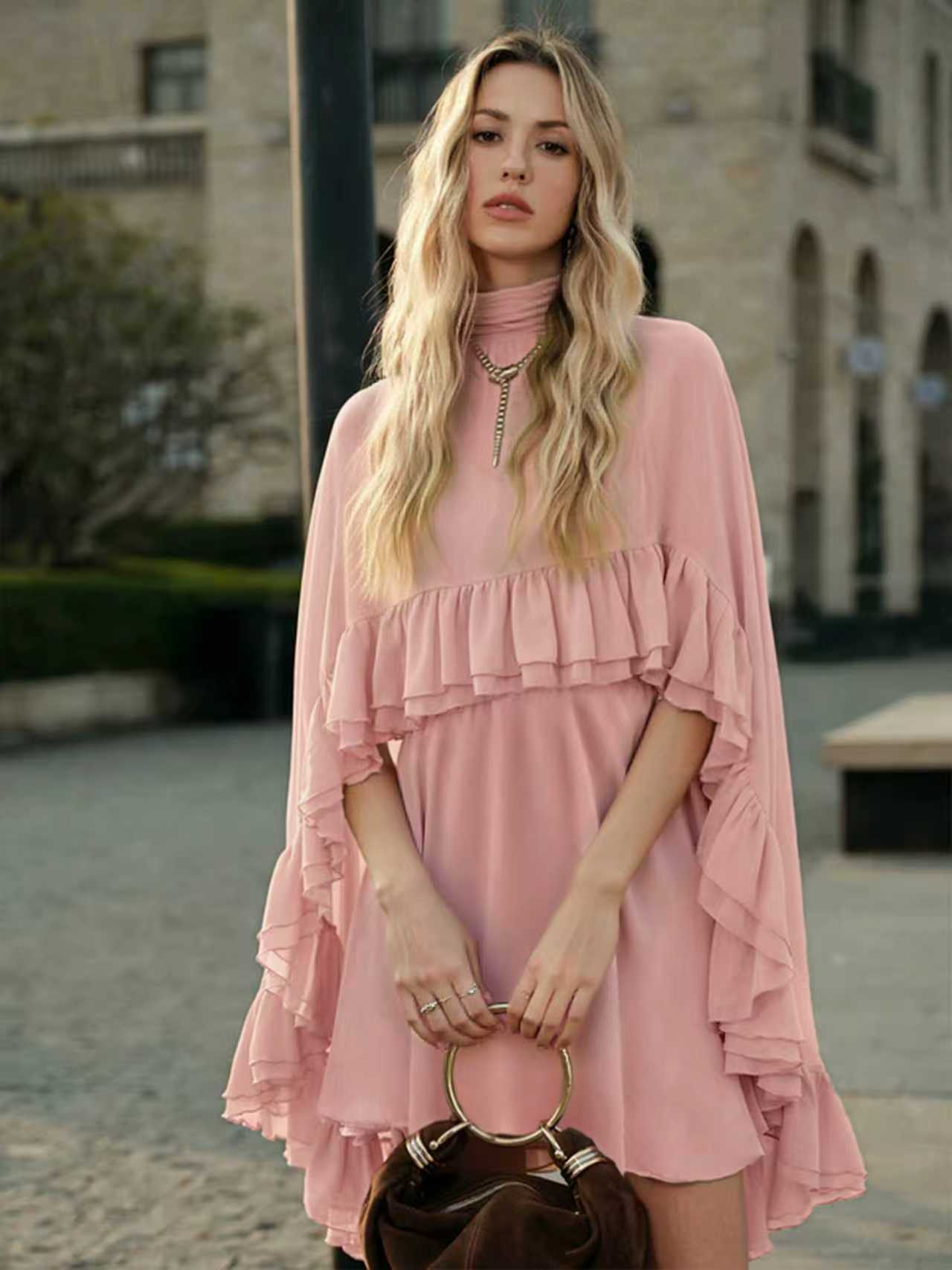 Chic And Elegant Chiffon Dress