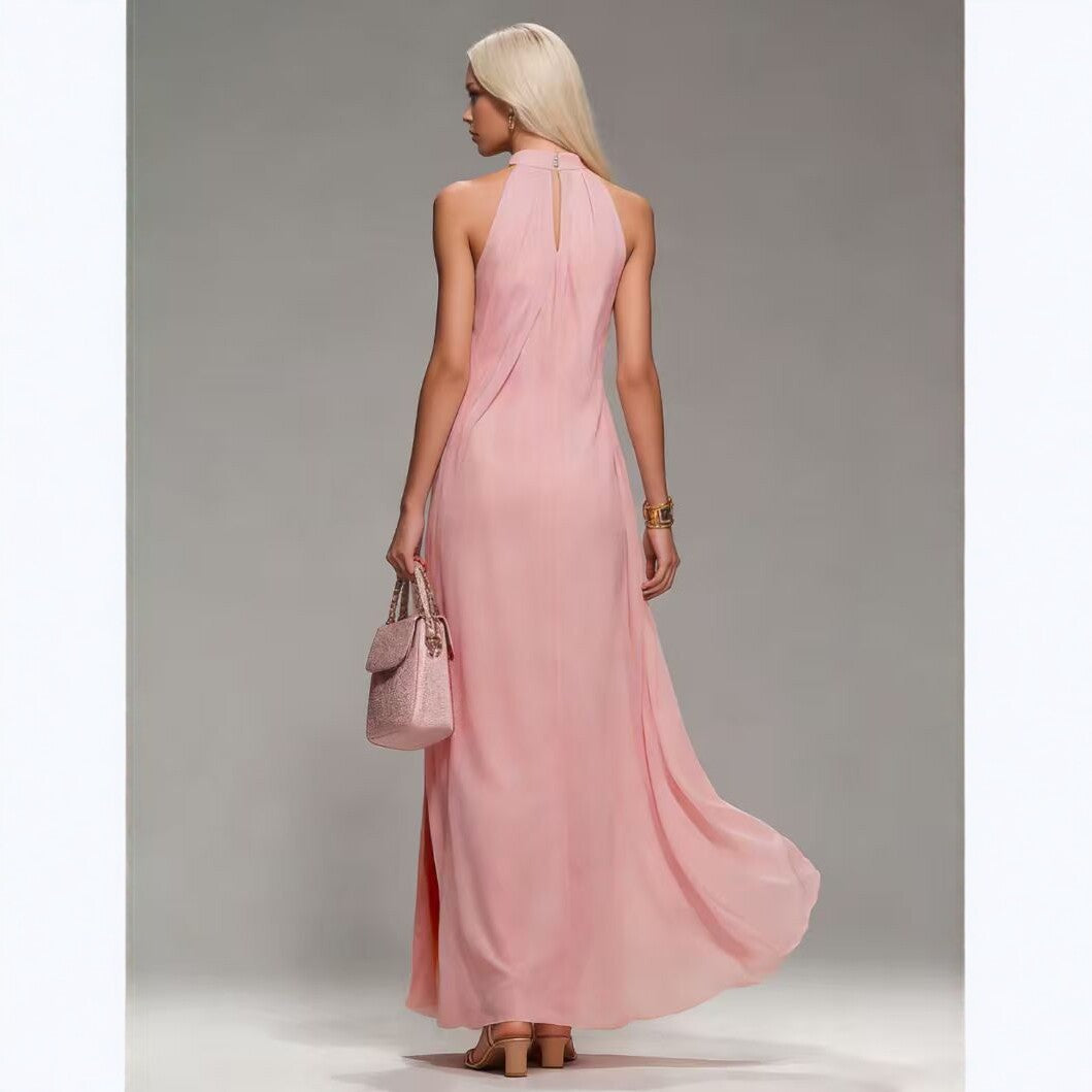 Pink Floor-length Dress