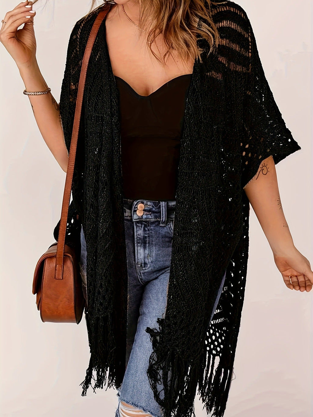 Outdoor Beach Vacation Sun-protection Knitwear