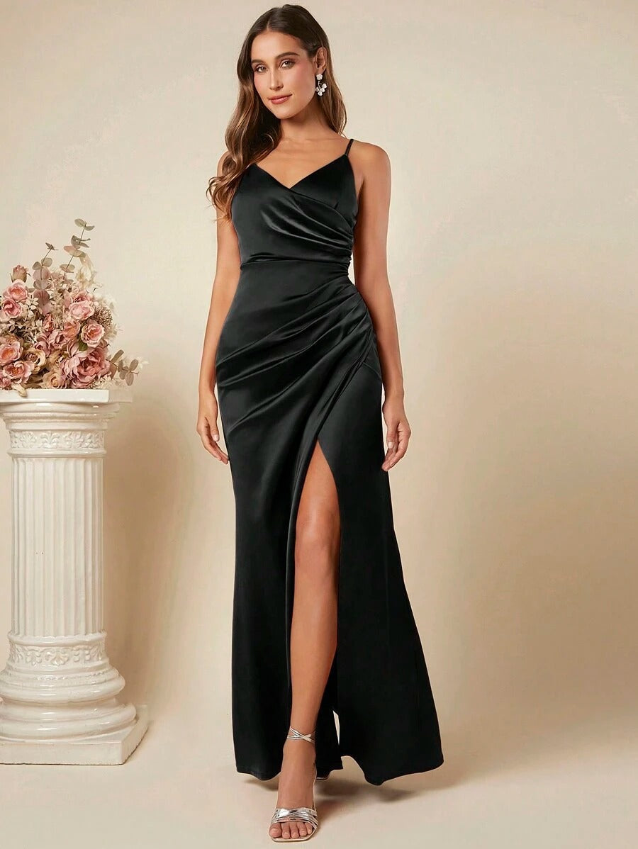 Spring Summer Satin Slip Dress