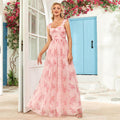 Double-Breasted Lace-Up Party Evening Gown