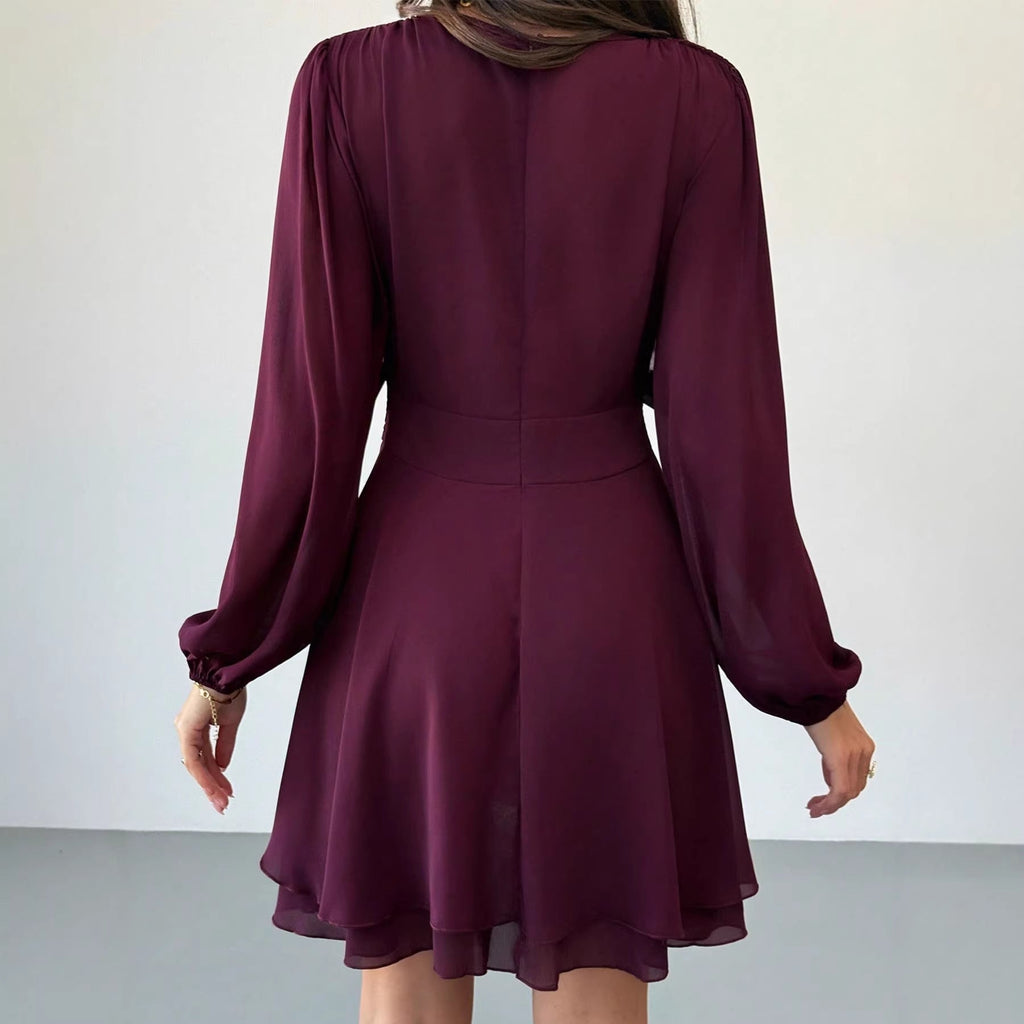 Slimming Figure-hugging And Draping Dress