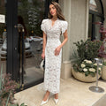 Spring Summer V-neck Lace Women's Dress