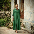 Elegant Simple Loose-fit Long Dress
