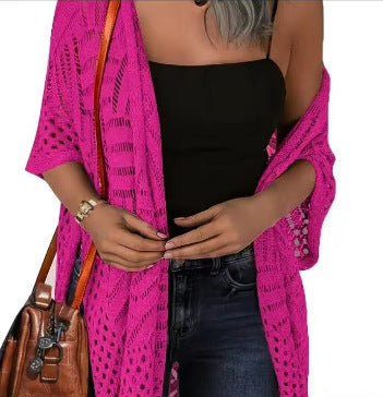 Outdoor Beach Vacation Sun-protection Knitwear