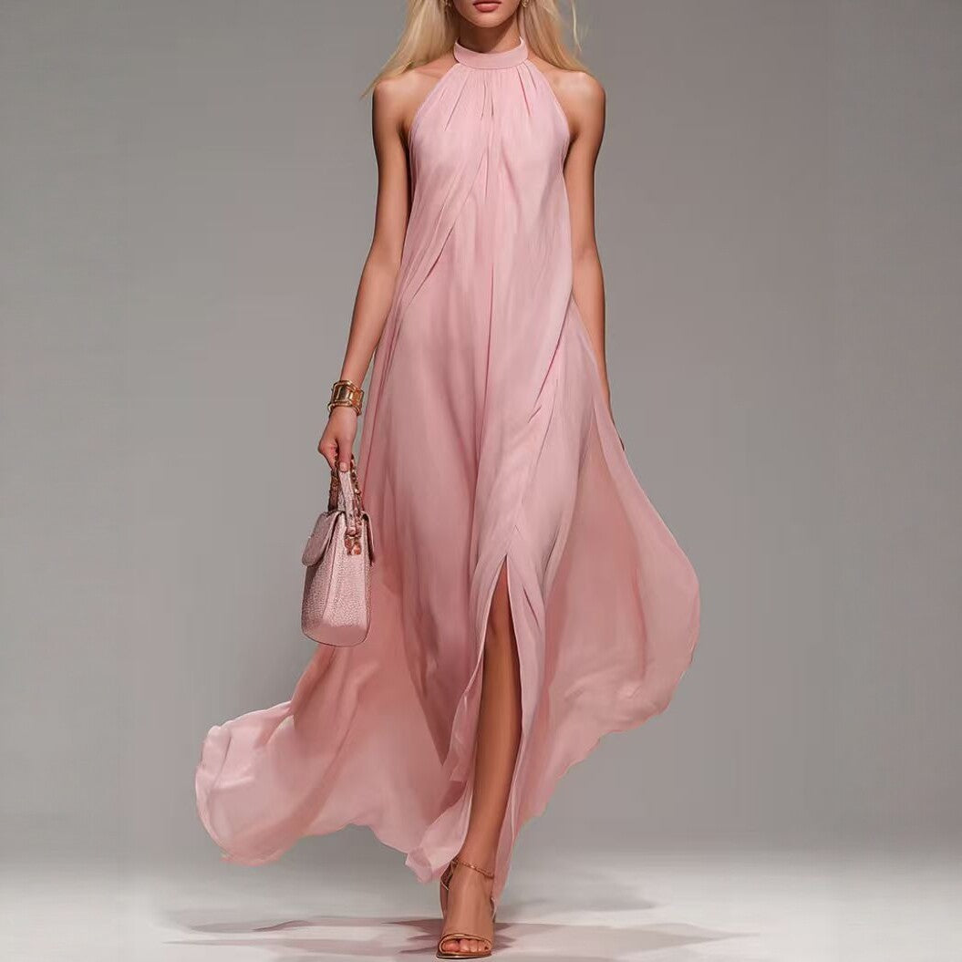 Pink Floor-length Dress