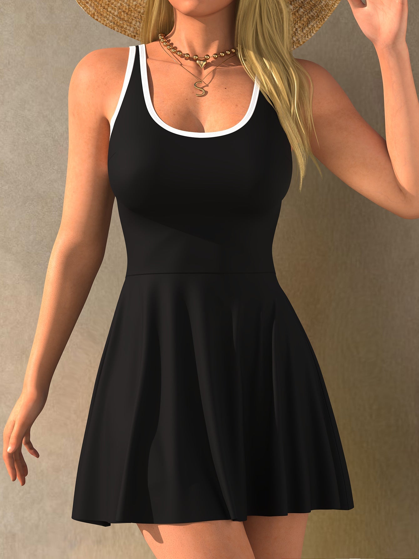 Slimming Figure-Flattering Women's Strap Jumpsuit