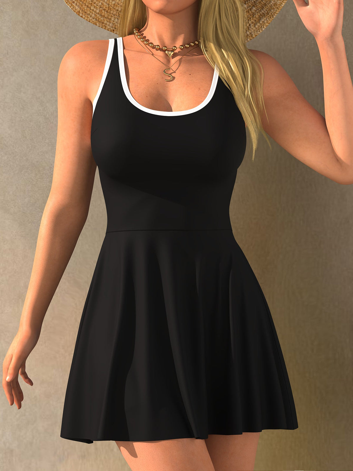 Slimming Figure-Flattering Women's Strap Jumpsuit