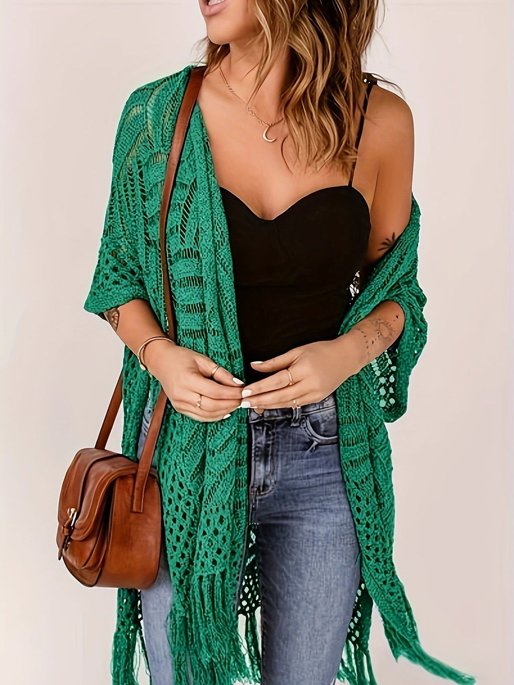 Outdoor Beach Vacation Sun-protection Knitwear