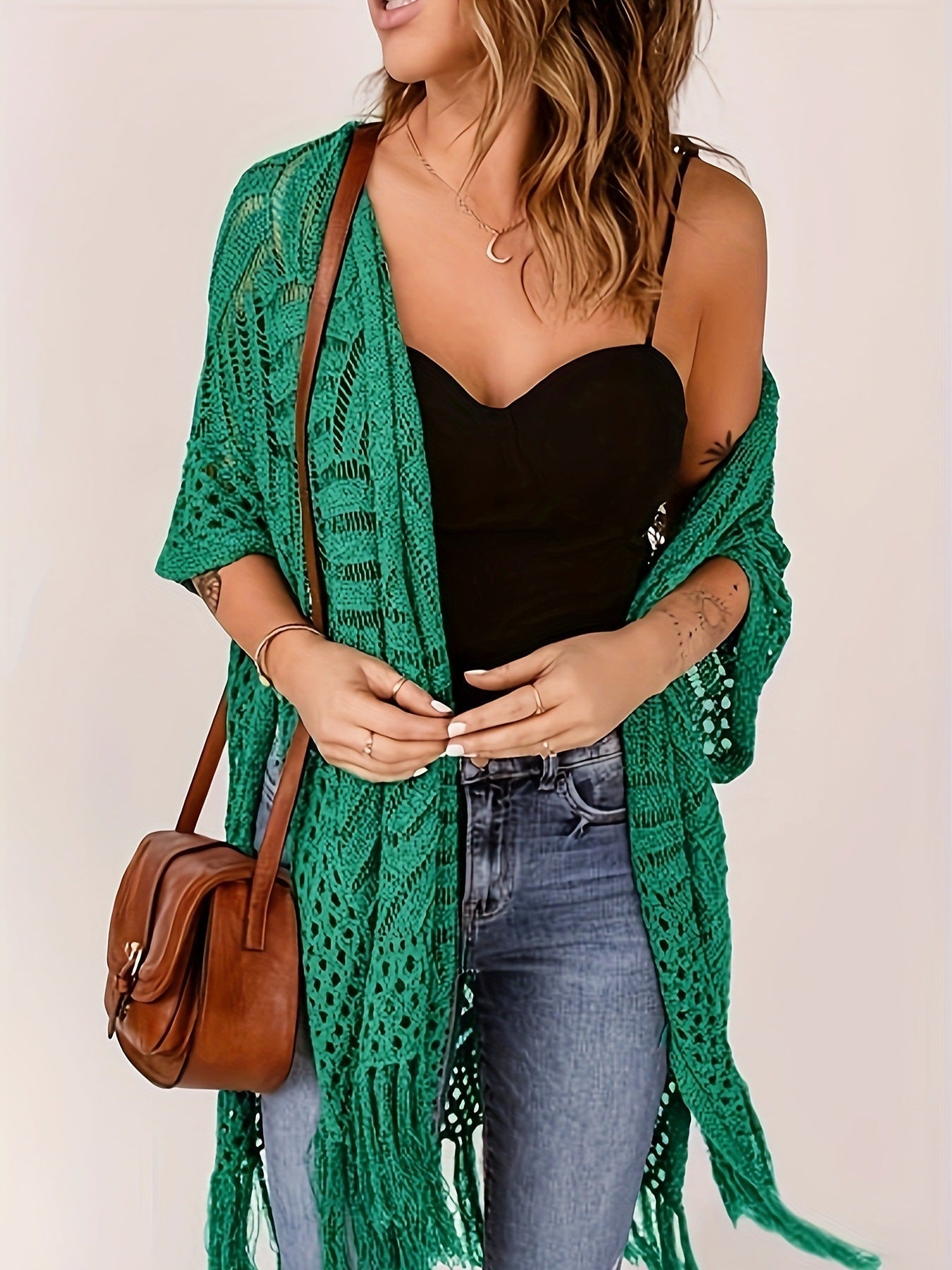Outdoor Beach Vacation Sun-protection Knitwear