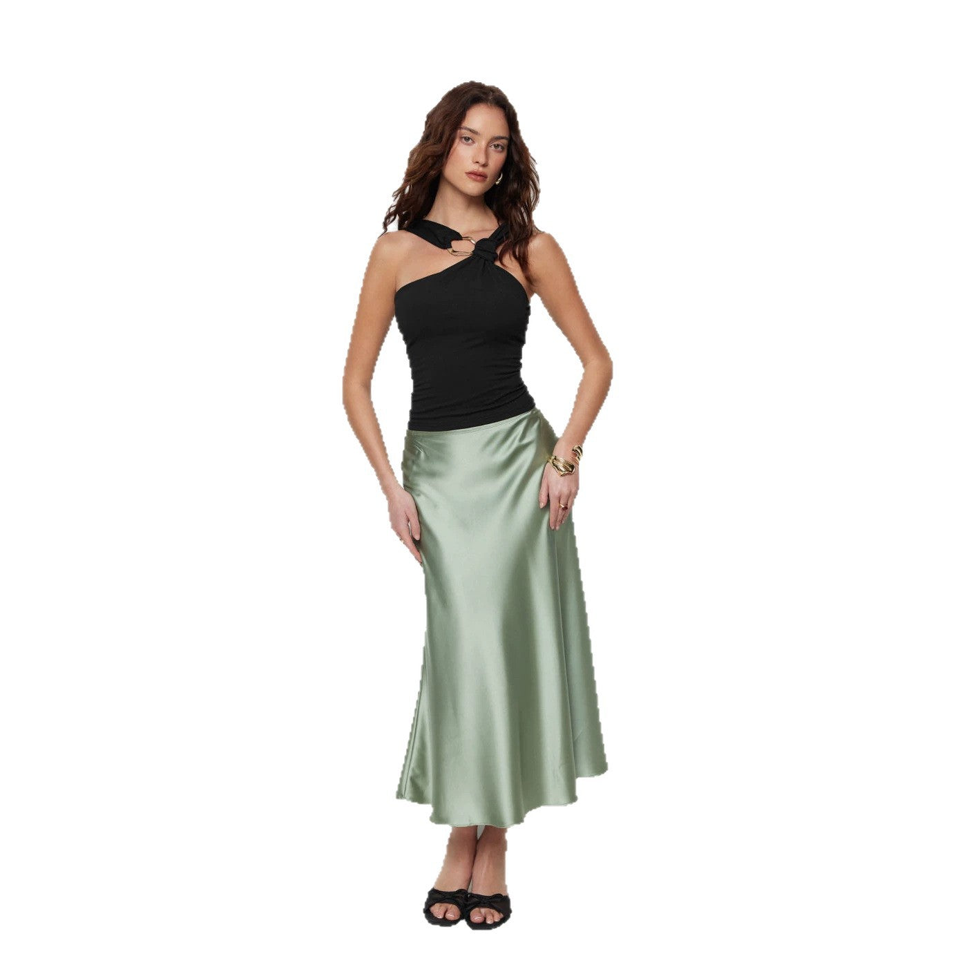Summer New Halter-neck Off-shoulder Top Sleeveless Vest