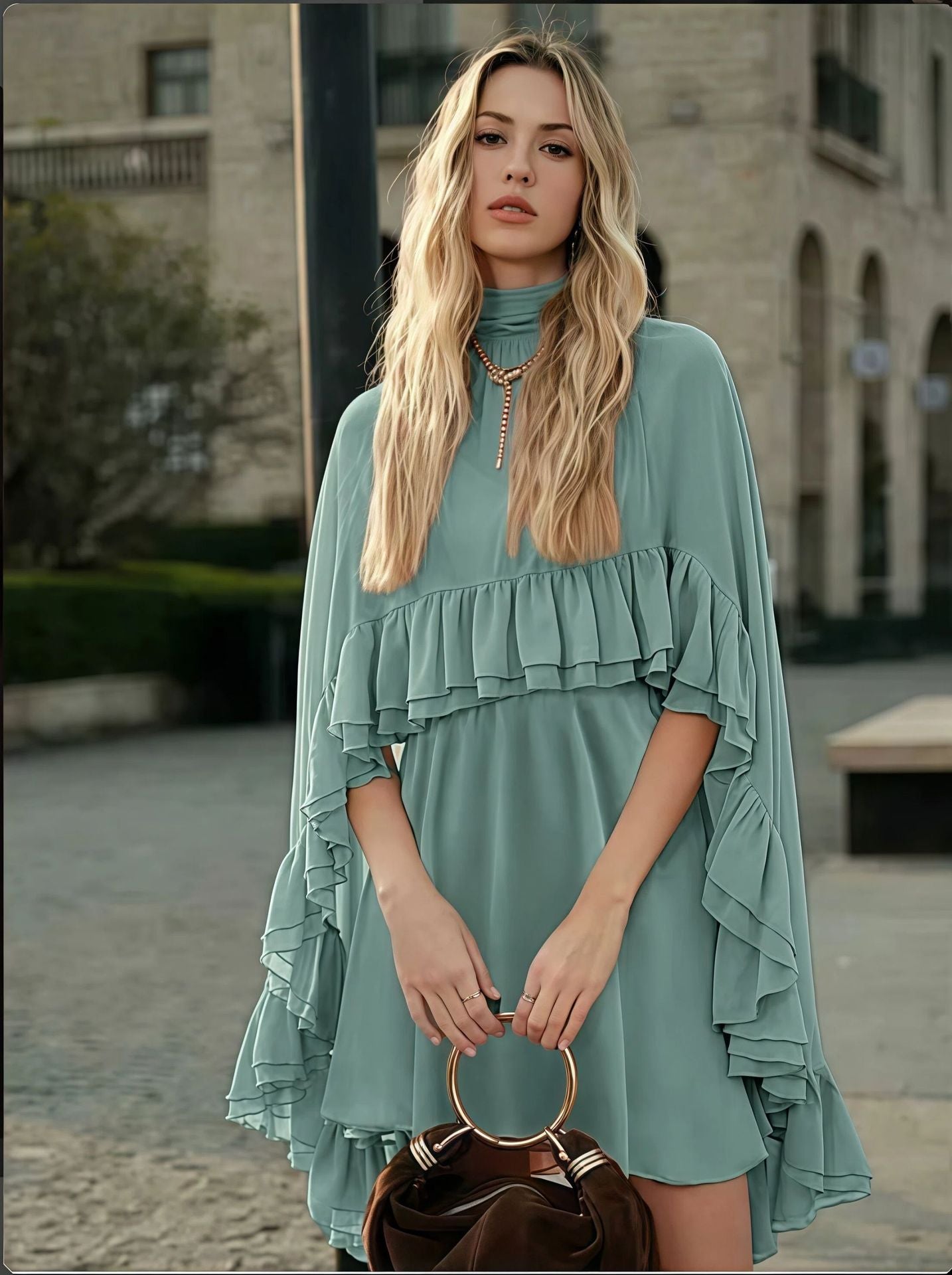 Chic And Elegant Chiffon Dress