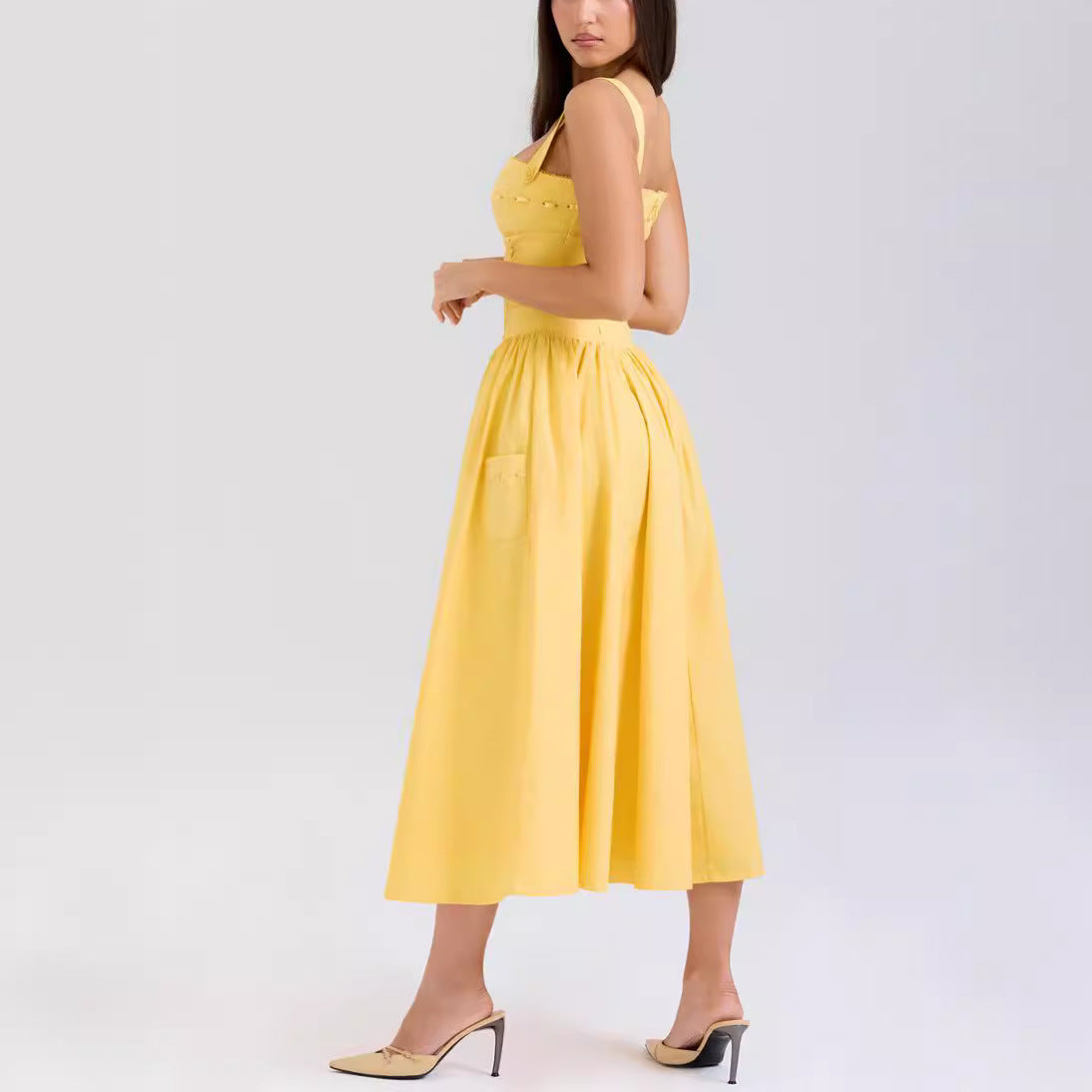 Strapless Sleeveless Fashion Casual Dress