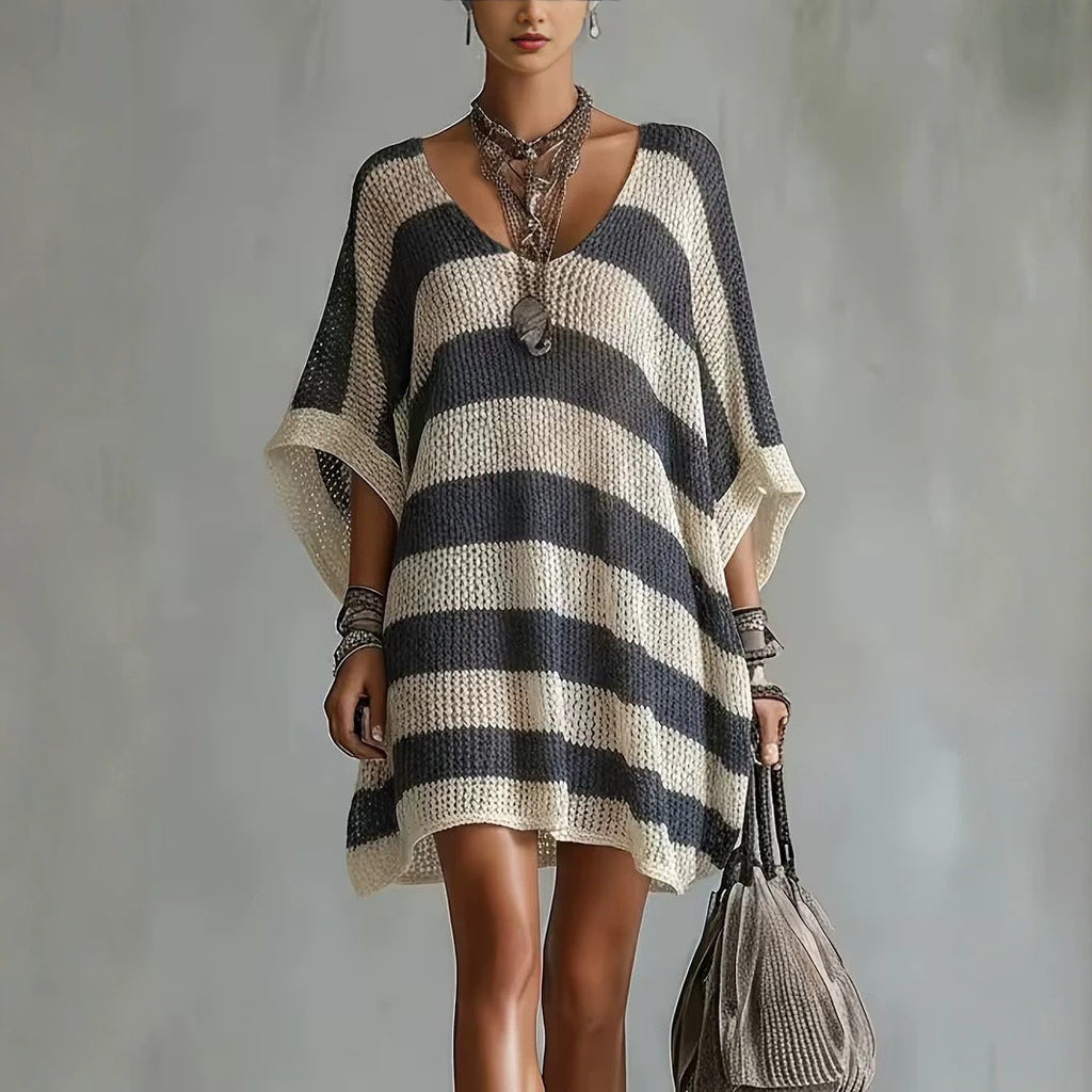 Plus-size Knit Sweater Dress