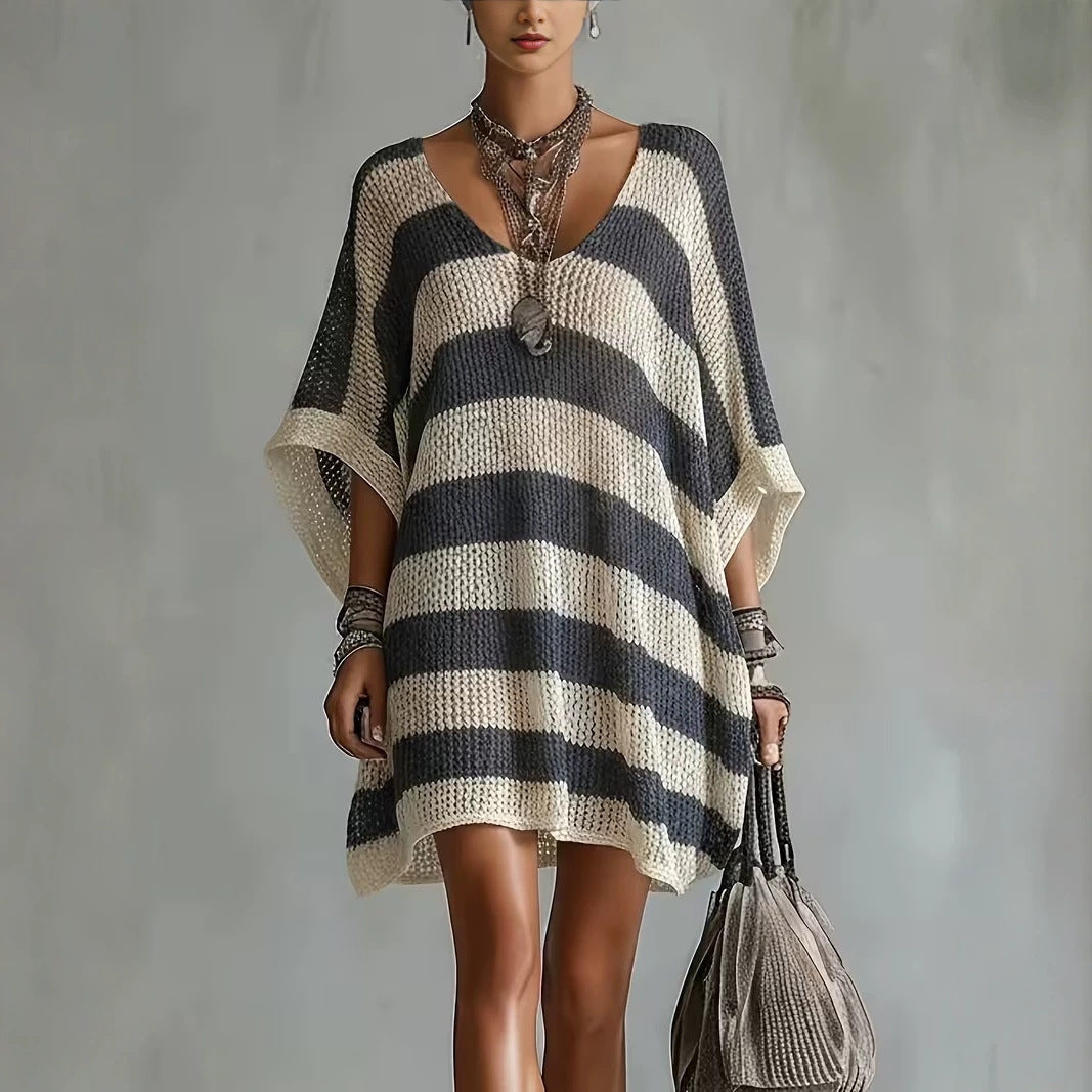 Plus-size Knit Sweater Dress