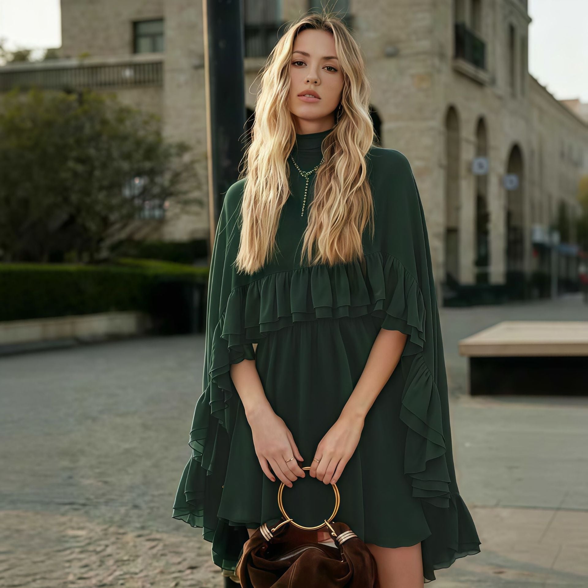 Chic And Elegant Chiffon Dress