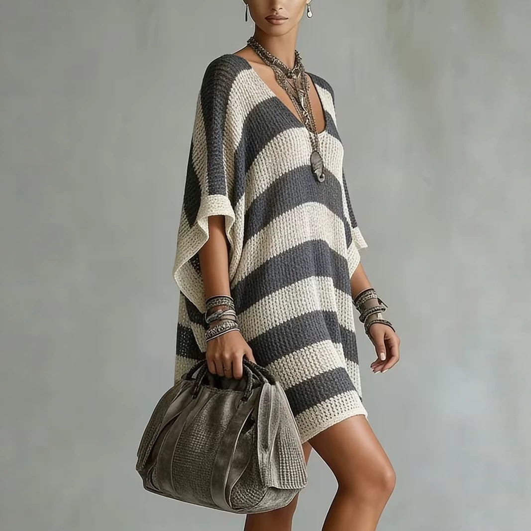 Plus-size Knit Sweater Dress